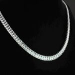 baguette diamond tennis chain necklace (7)