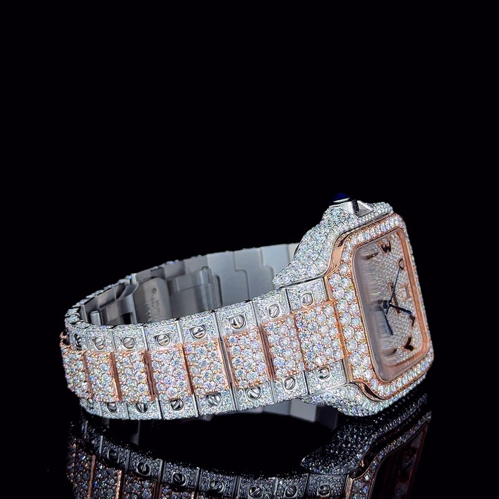 Rose Gold Radiance Arabic Diamond Watch