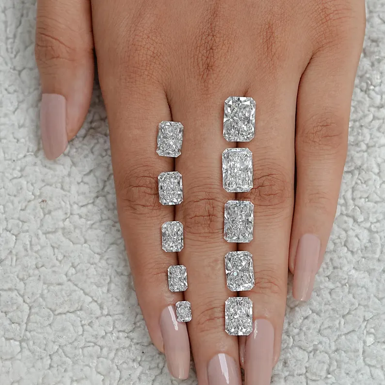 radiant cut lab grown diamond