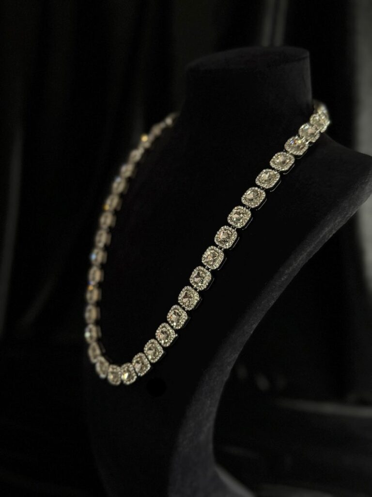 silver tennis chain necklace (3)