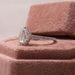 Pear Cut Teardrop Engagement Ring