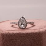 Pear Cut Teardrop Engagement Ring
