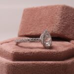 Pear Cut Teardrop Engagement Ring